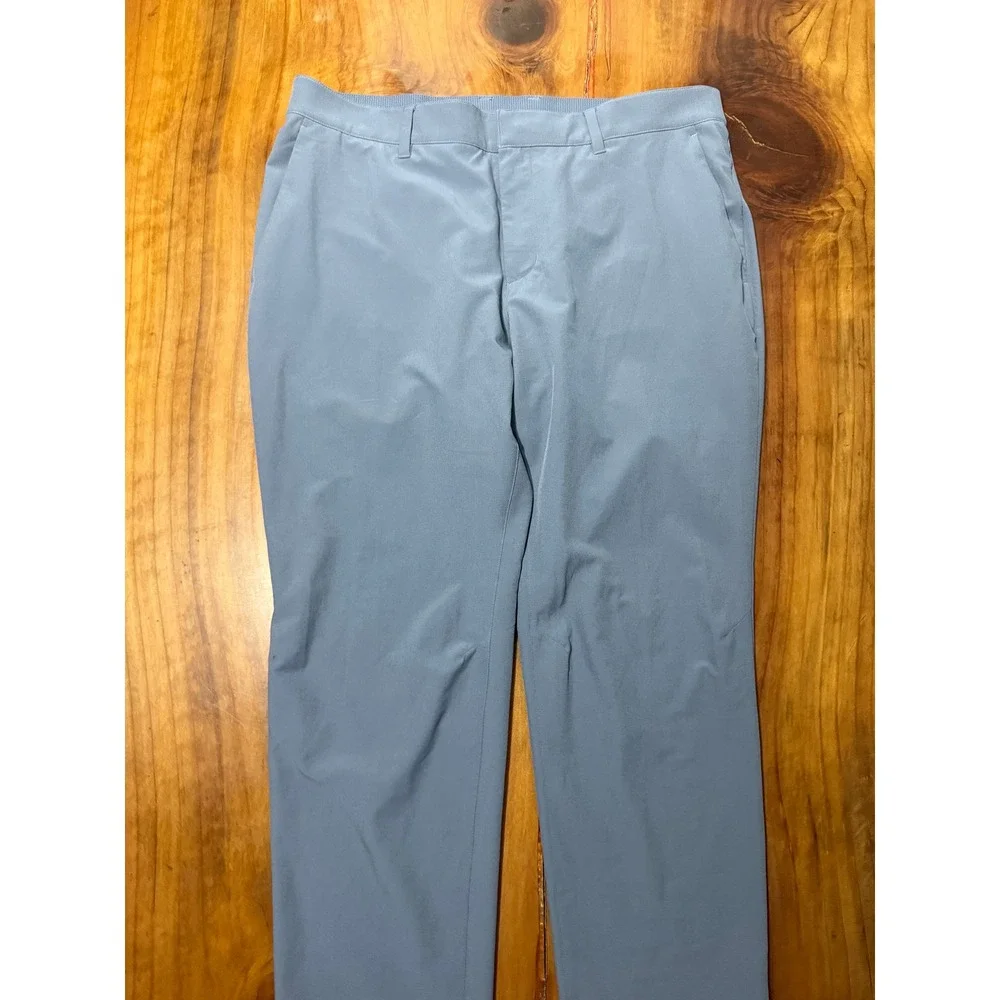 Nike Tour Repel Men's Pants FD5624 Gray Slim fit Flat Front Straight leg B3-23